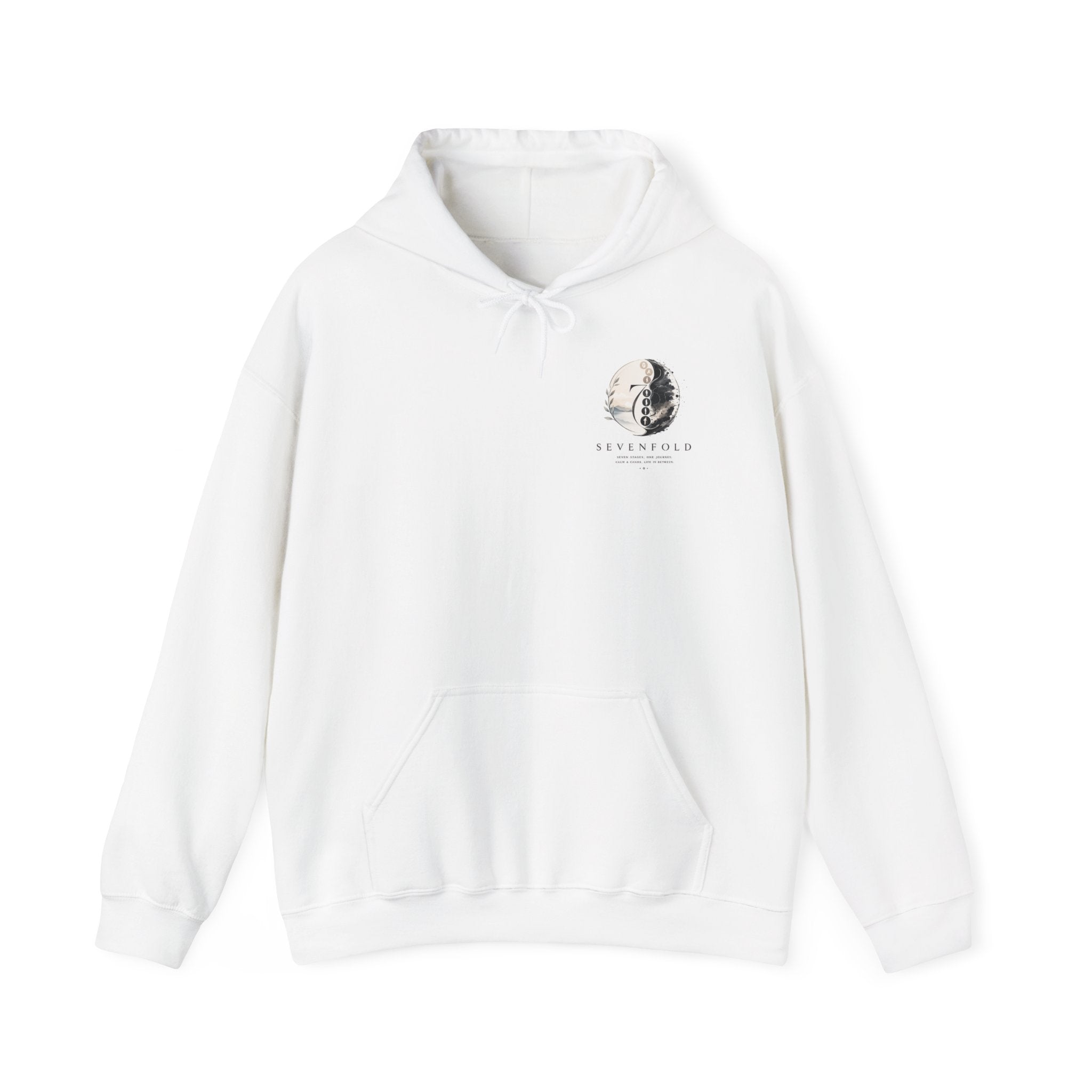 Hoodie - Vintage Moon & 'Stay Wild' Minimal Graphic