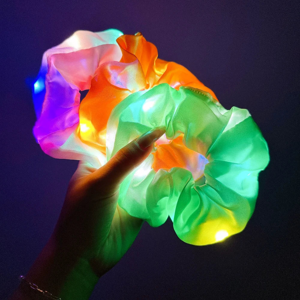 LED Luminous Scrunchies