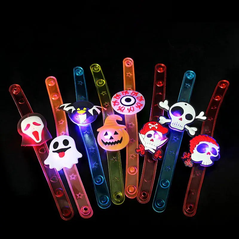 Glowing Halloween Safety Wristbands