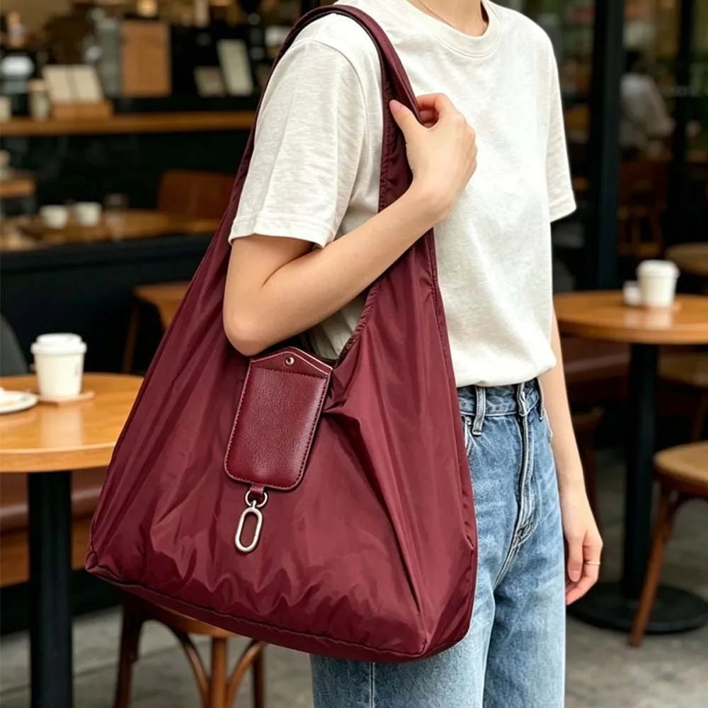 Foldable Keychain-Tote Bag Purse