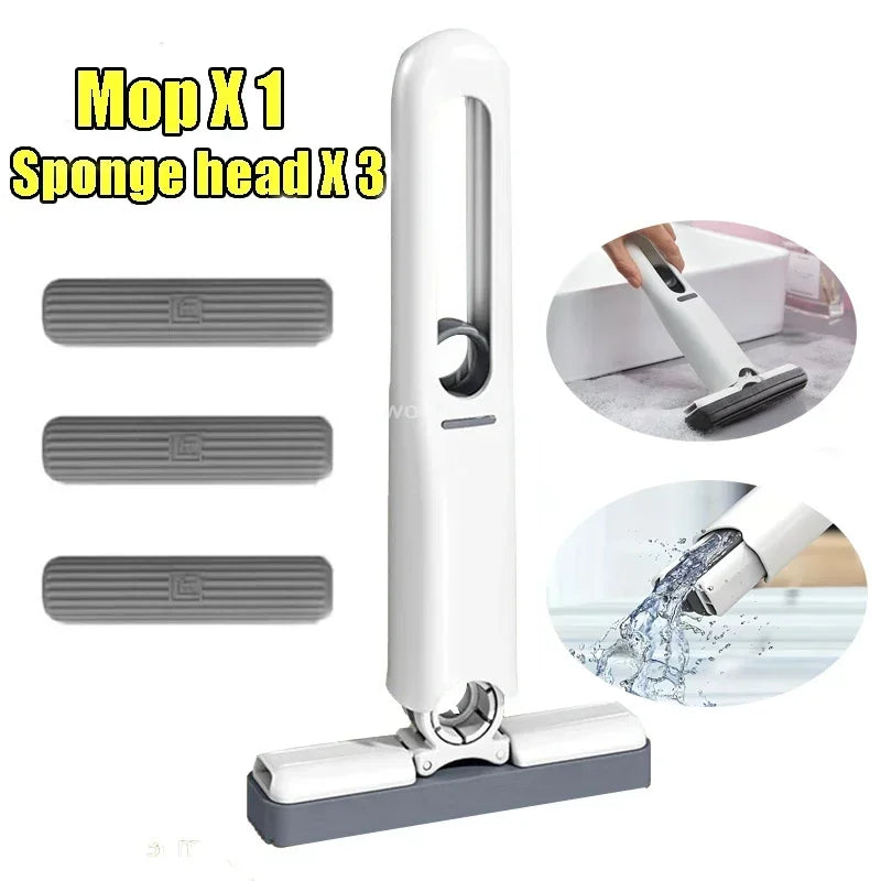 Mini-serpillère Ultra Absorbante à Essorage Facile