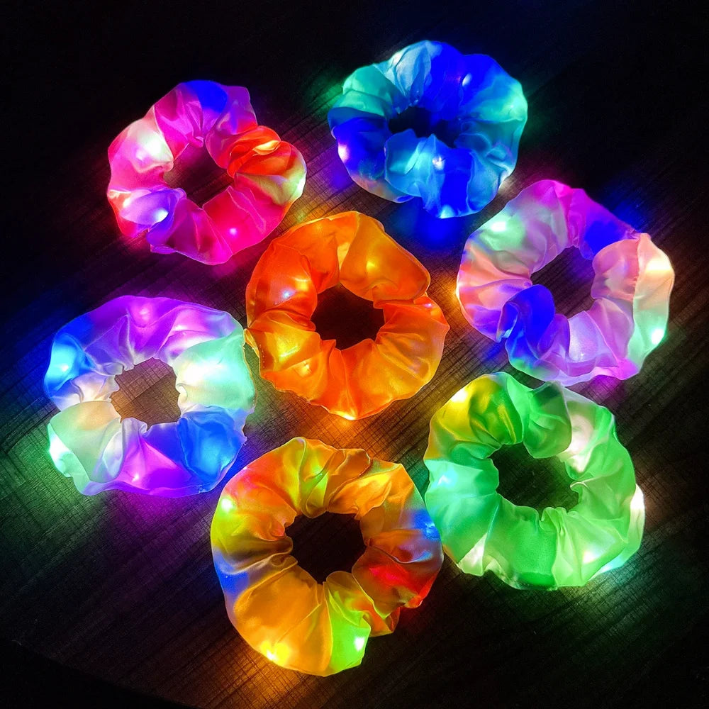 LED Luminous Scrunchies