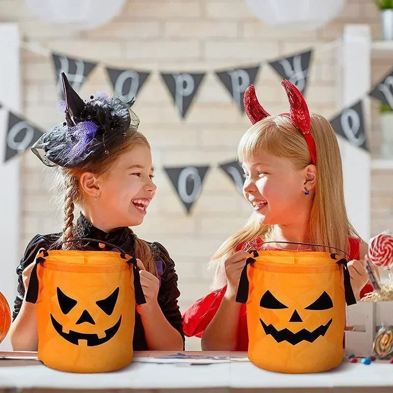 LED Pumpkin Treat Bucket