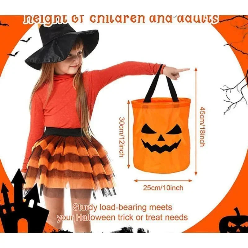 LED Pumpkin Treat Bucket
